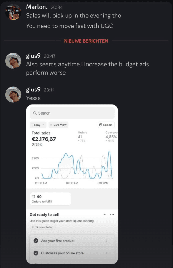€2.1k in a day