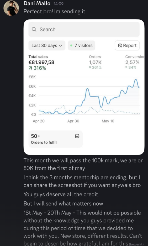 €81k in 30 days