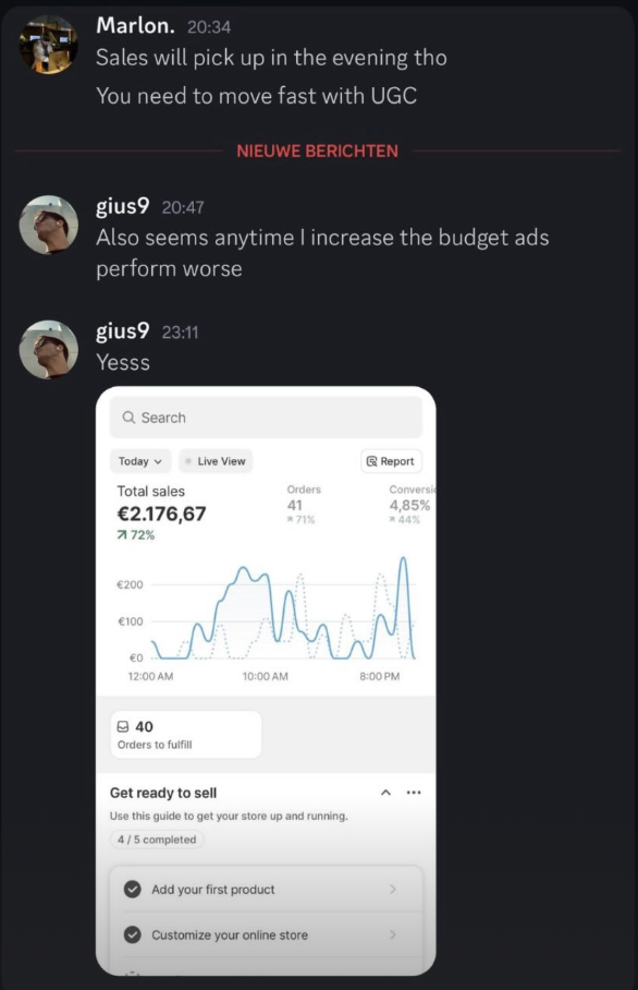 €2.1k in a day
